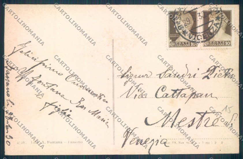 Vicenza Bassano del Grappa cartolina ZB7858 – retro