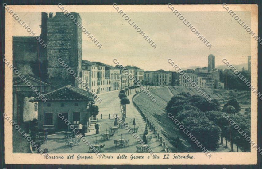 Vicenza Bassano del Grappa Porta delle Grazie PIEGA cartolina ZB7882 – fronte