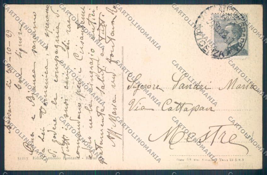 Vicenza Bassano del Grappa cartolina ZB7885 – retro