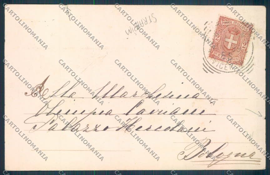 Vicenza Bassano del Grappa STRAPPINI cartolina ZB7889 – retro