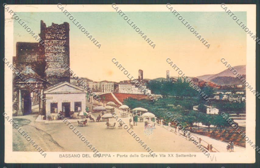 Vicenza Bassano del Grappa Porta delle Grazie cartolina ZB7892 – fronte