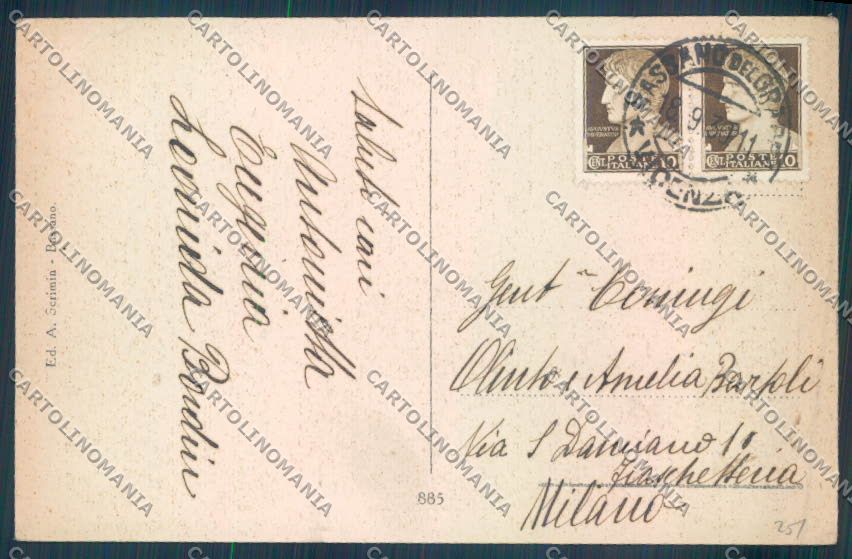 Vicenza Bassano del Grappa cartolina ZB7905 – retro