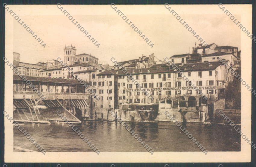 Vicenza Bassano del Grappa Distilleria Nardini PIEGA cartolina ZB7911 – fronte