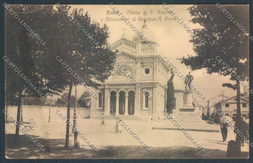 Vicenza Schio Senatore Alessandro Rossi PIEGHINA cartolina ZB7912 – fronte