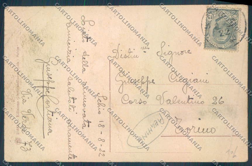 Vicenza Schio PIEGHINE cartolina ZB7916 – retro