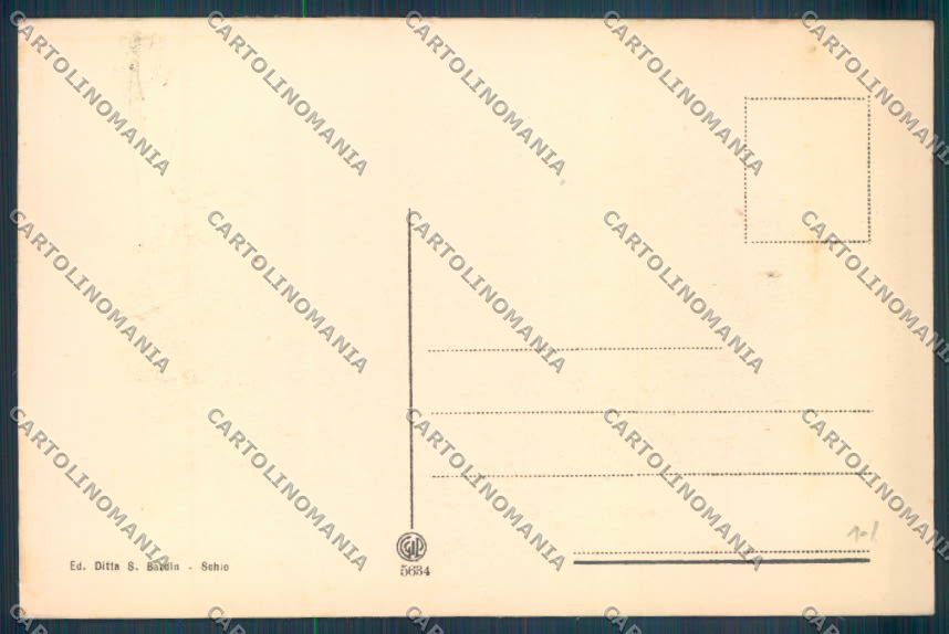Vicenza Schio Senatore Alessandro Rossi cartolina ZB7933 – retro