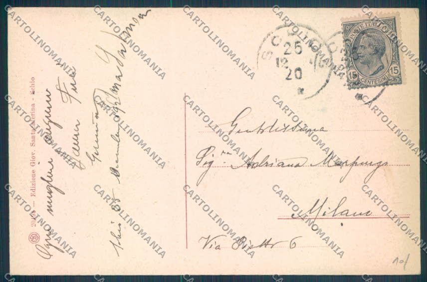 Vicenza Schio cartolina ZB7941 – retro
