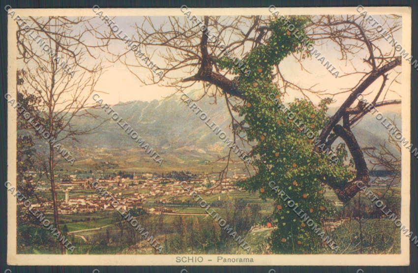 Vicenza Schio PIEGA cartolina ZB7943 – fronte