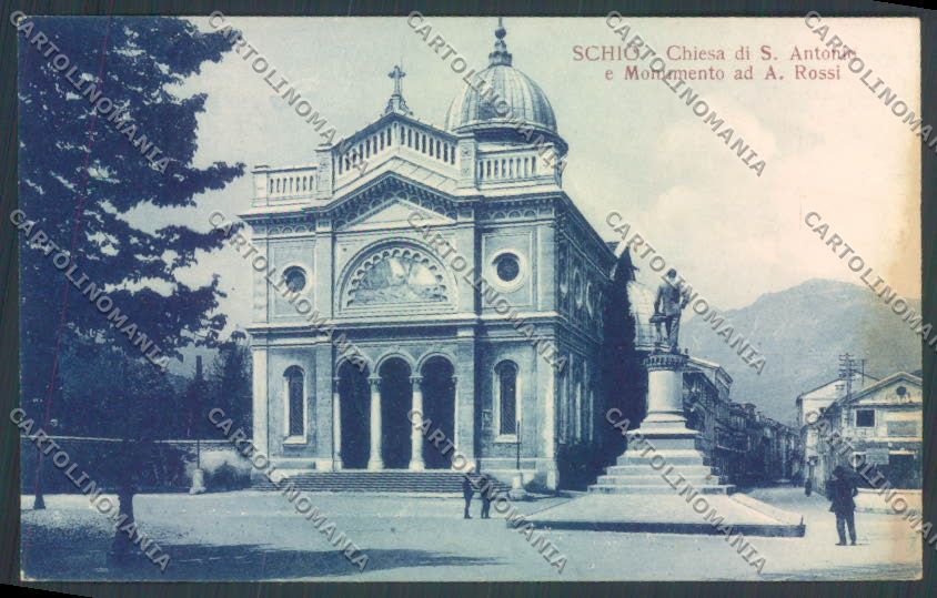 Vicenza Schio Senatore Alessandro Rossi cartolina ZB7947 – fronte