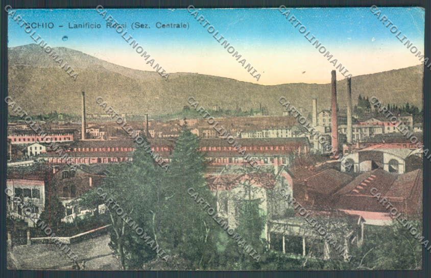 Vicenza Schio Lanificio Rossi cartolina ZB7956 – fronte
