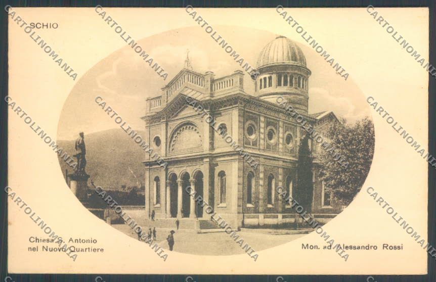 Vicenza Schio Senatore Alessandro Rossi cartolina ZB7961 – fronte