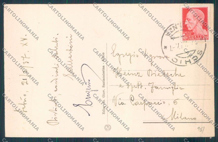 Vicenza Schio cartolina ZB7970 – retro