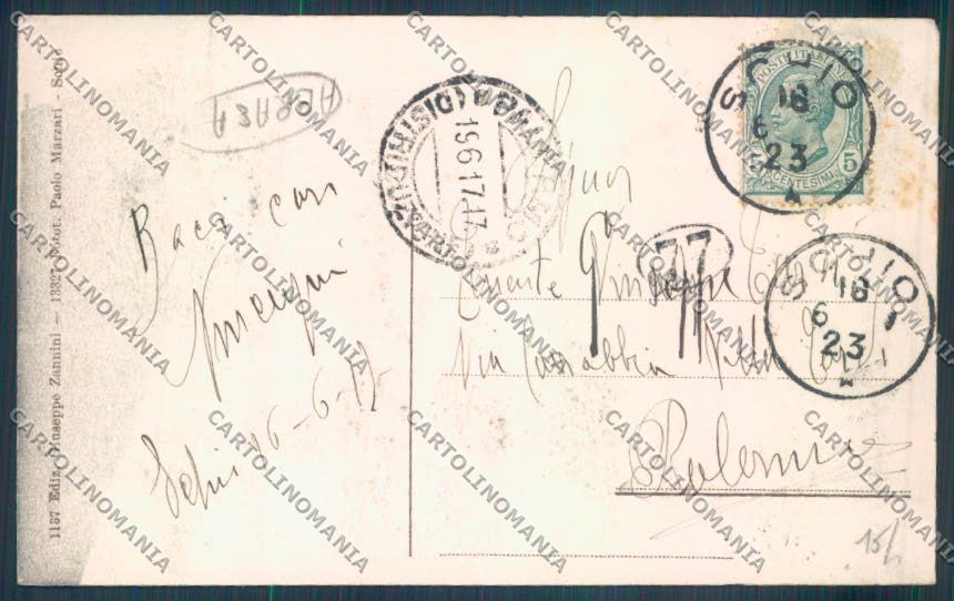 Vicenza Schio ABRASA cartolina ZB7971 – retro