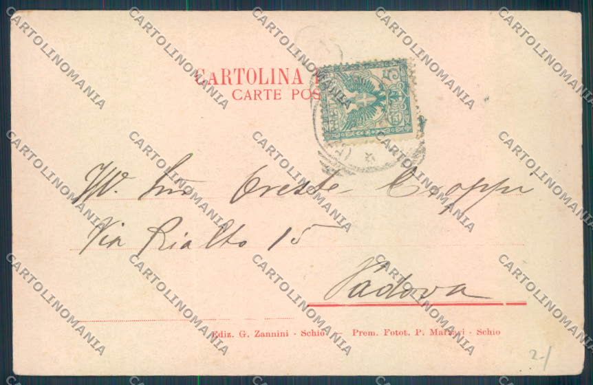 Vicenza Schio cartolina ZB7976 – retro
