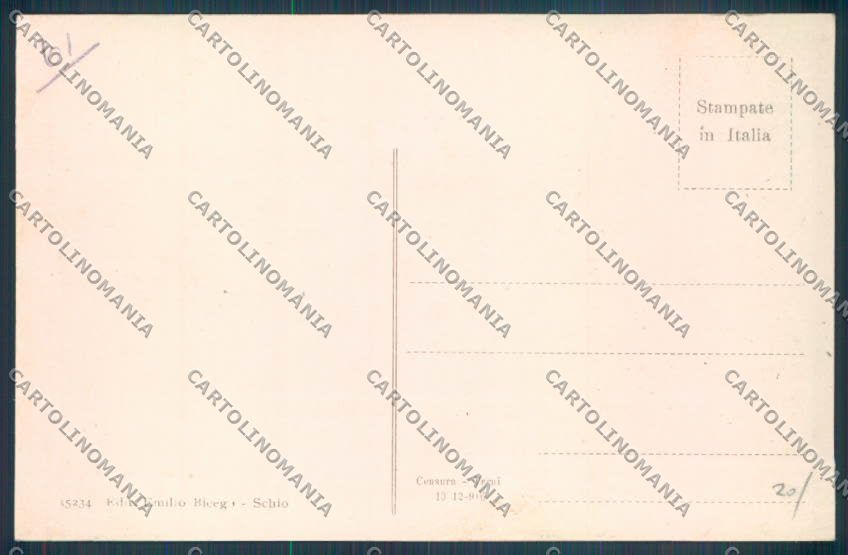 Vicenza Schio cartolina ZB7986 – retro