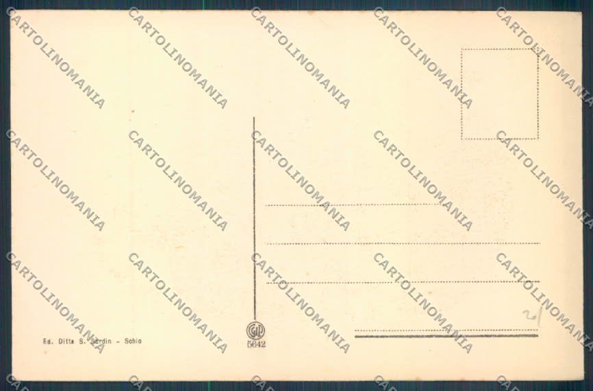 Vicenza Schio Il Tessitore cartolina ZB7991 – retro