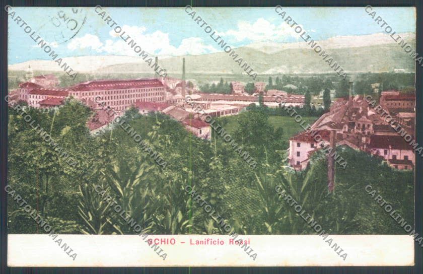 Vicenza Schio Lanificio Rossi cartolina ZB7992 – fronte