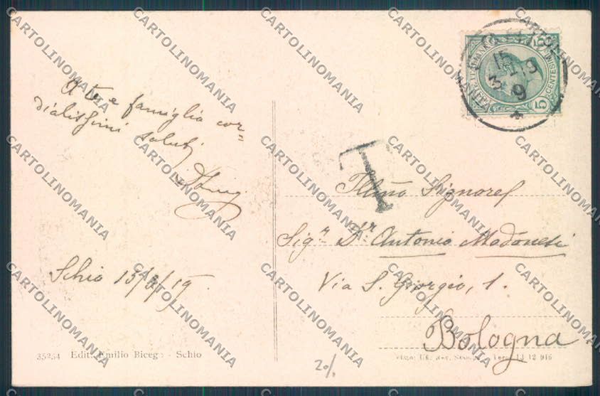 Vicenza Schio cartolina ZB7993 – retro
