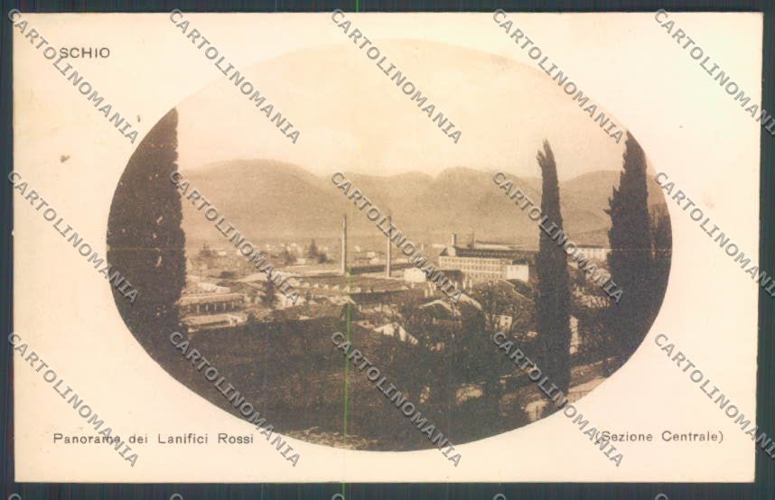 Vicenza Schio Lanificio Rossi cartolina ZB7994 – fronte