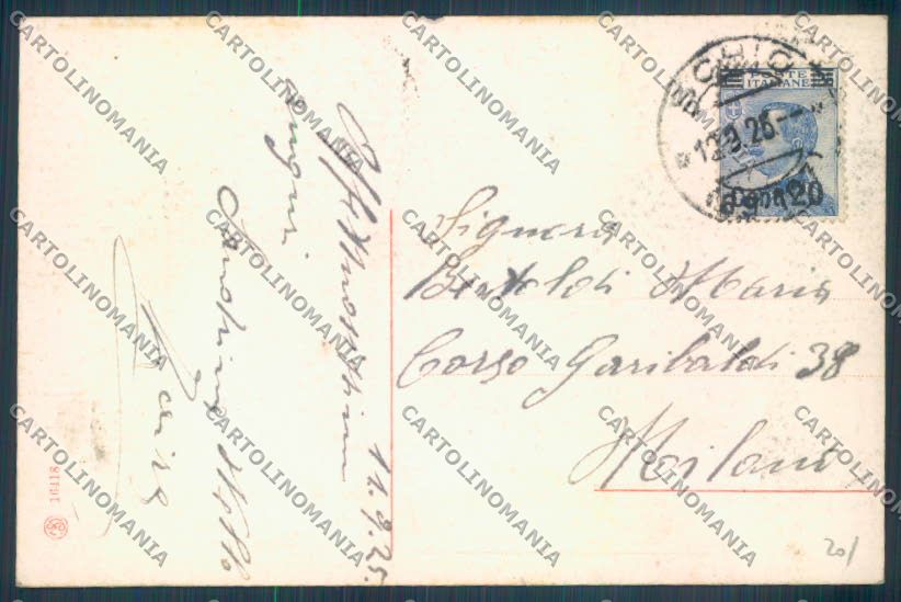 Vicenza Schio Senatore Alessandro Rossi cartolina ZB7997 – retro