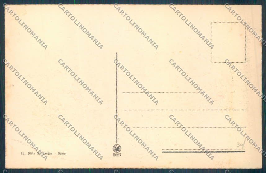 Vicenza Schio Scuole Elementari Femminili cartolina ZB8007 – retro