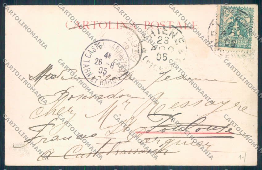 Vicenza Thiene cartolina ZB8016 – retro