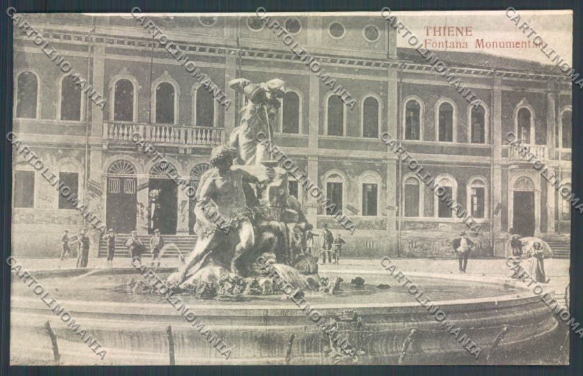Vicenza Thiene Fontana Monumentale cartolina ZB8029 – fronte