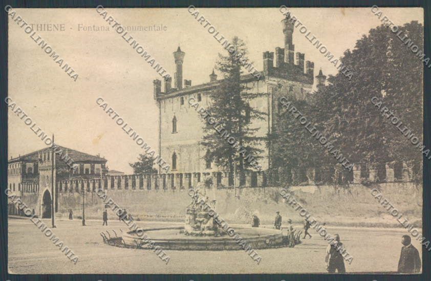 Vicenza Thiene Fontana Monumentale cartolina ZB8032 – fronte