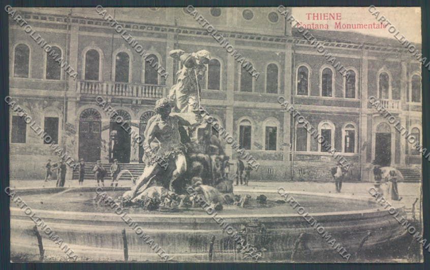 Vicenza Thiene Fontana Monumentale cartolina ZB8039 – fronte