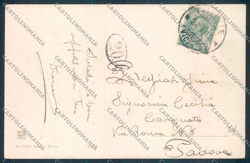 Vicenza Thiene cartolina ZB8040 – retro