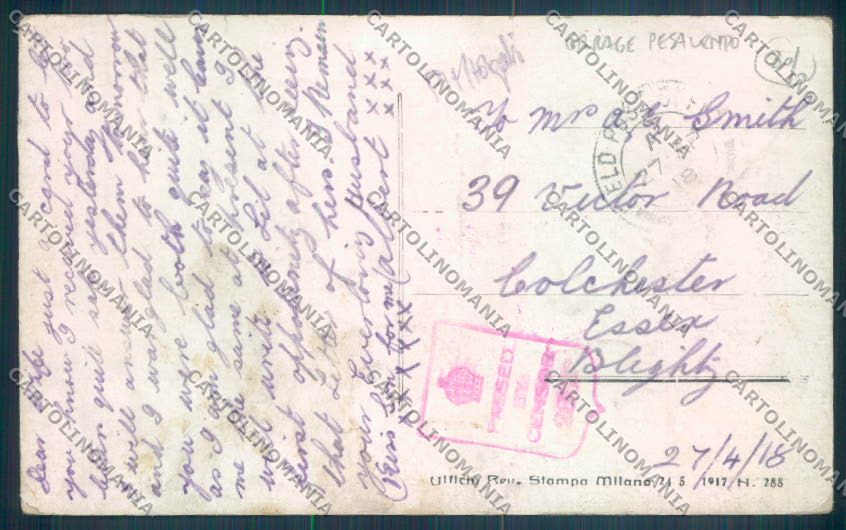 Vicenza Thiene Garage Pesavento cartolina ZB8045 – retro
