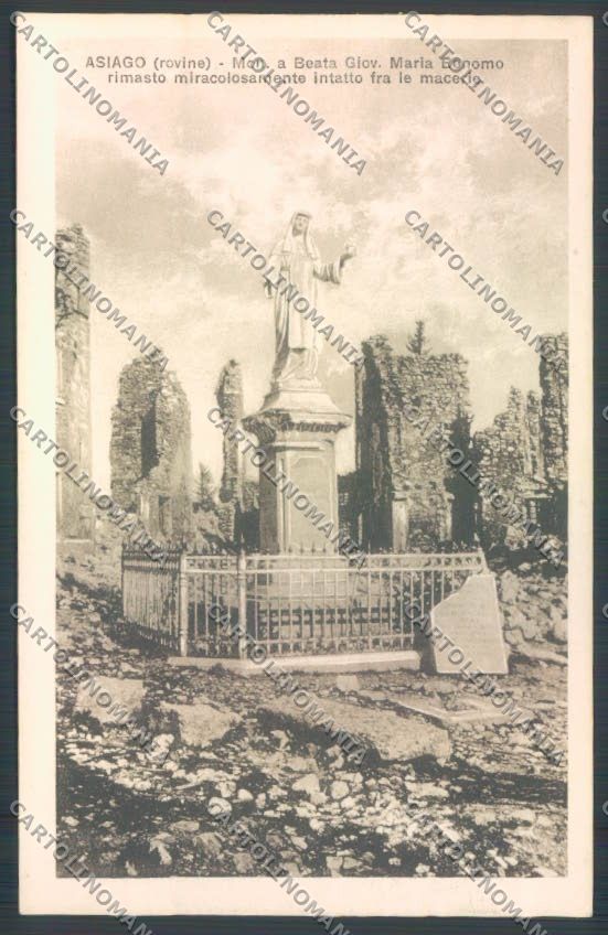 Vicenza Asiago Monumento Beata Bonomo cartolina ZB8049 – fronte