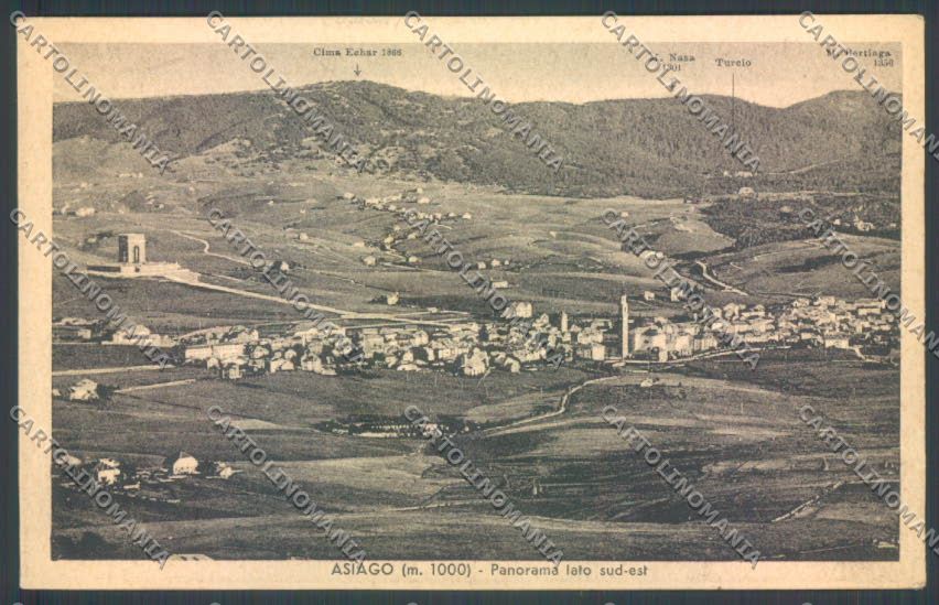 Vicenza Asiago cartolina ZB8051 – fronte