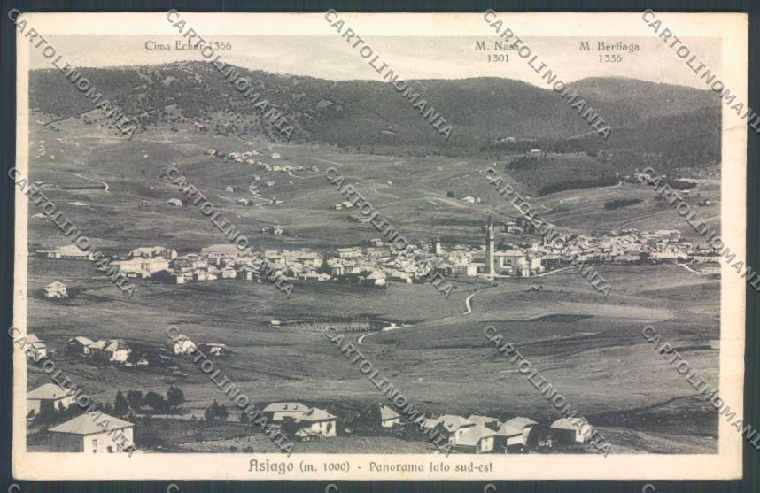 Vicenza Asiago cartolina ZB8058 – fronte