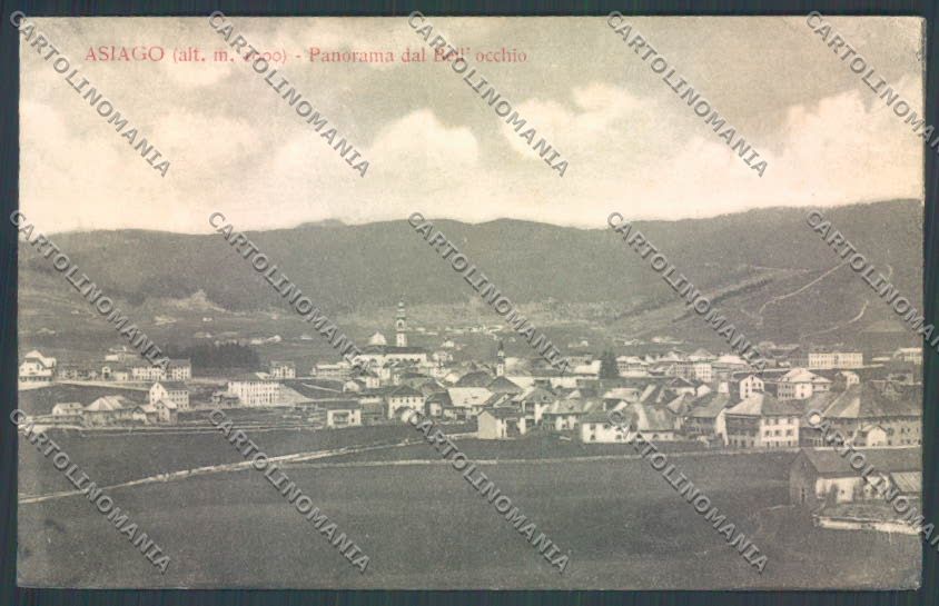 Vicenza Asiago cartolina ZB8065 – fronte