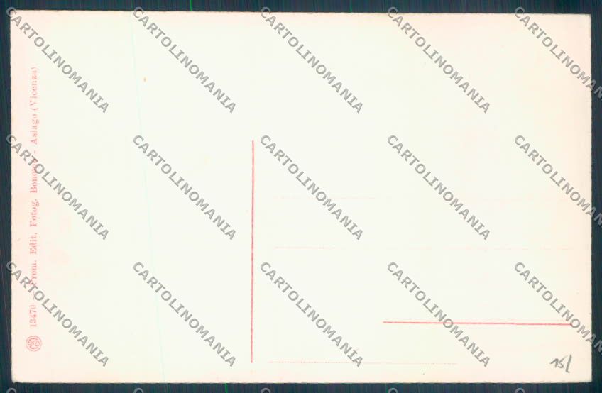 Vicenza Asiago cartolina ZB8065 – retro