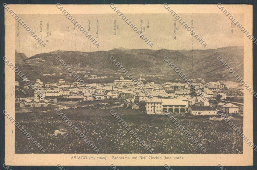 Vicenza Asiago cartolina ZB8076 – fronte