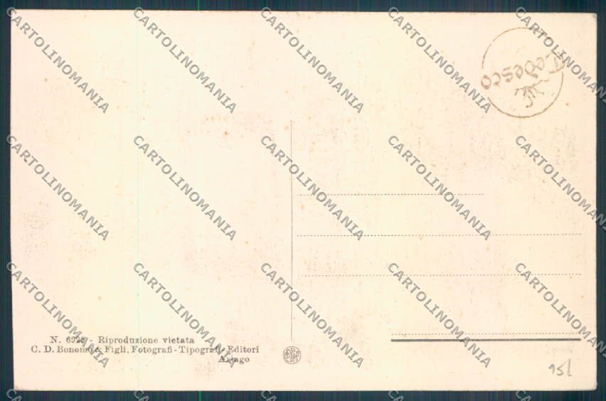 Vicenza Asiago Rovine Caserma Difensiva Monte Interrotto cartolina ZB8079 – retro