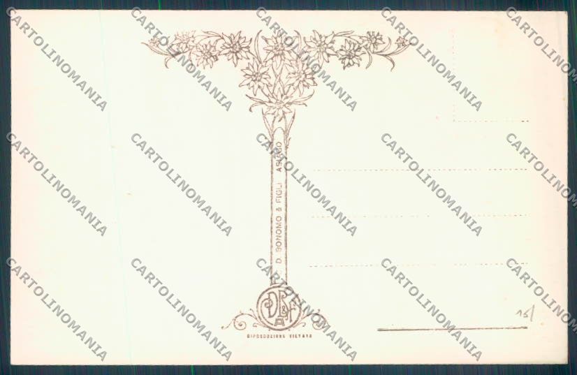 Vicenza Asiago Fontana Monumentale Nevicata Foto cartolina ZB8085 – retro