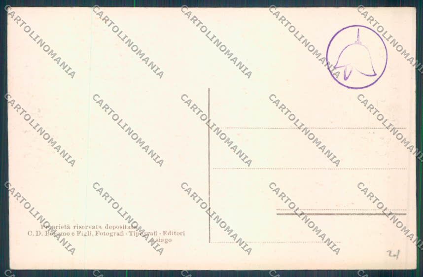Vicenza Asiago Monumento Beata Bonomo cartolina ZB8092 – retro