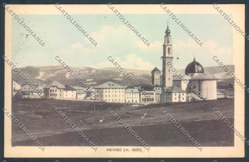 Vicenza Asiago PIEGA cartolina ZB8099 – fronte