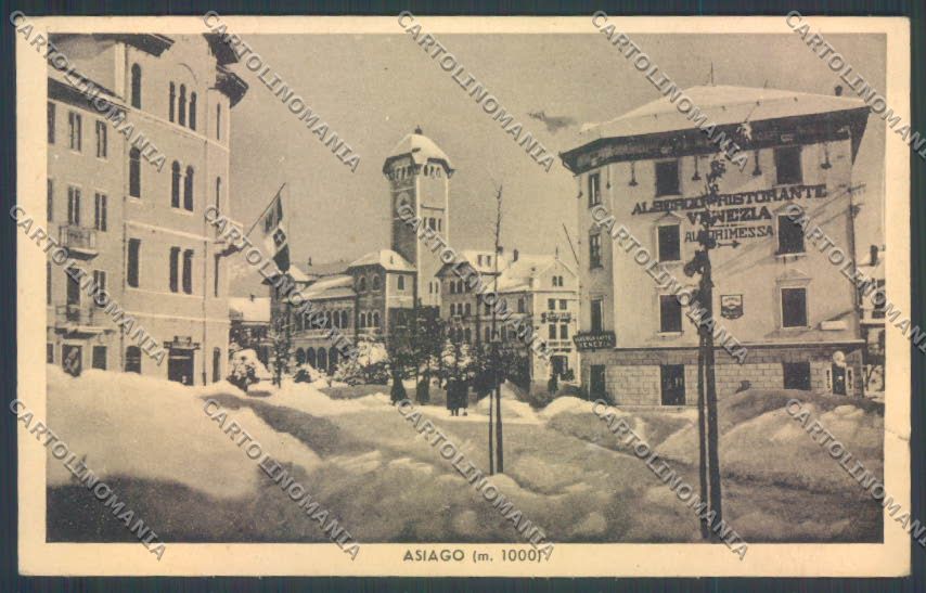 Vicenza Asiago Nevicata cartolina ZB8110 – fronte