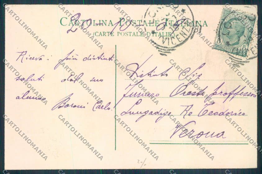 Vicenza Lonigo cartolina ZB8151 – retro