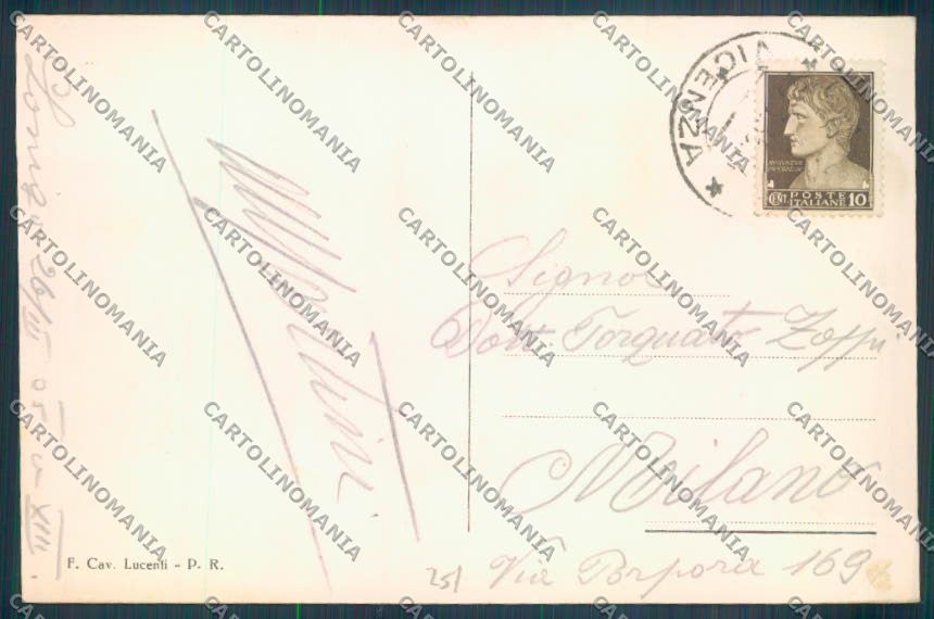 Vicenza Lonigo cartolina ZB8153 – retro