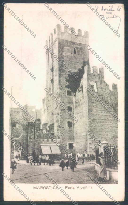 Vicenza Marostica Porta Vicentina cartolina ZB8167 – fronte