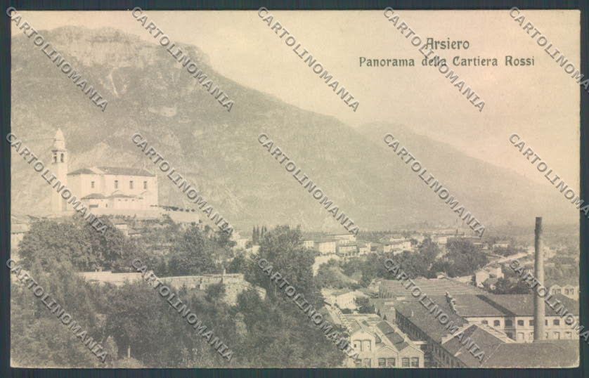 Vicenza Arsiero Cartiera Rossi cartolina ZB8184 – fronte
