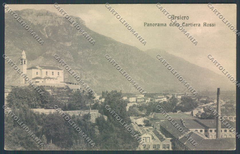 Vicenza Arsiero Cartiera Rossi cartolina ZB8185 – fronte