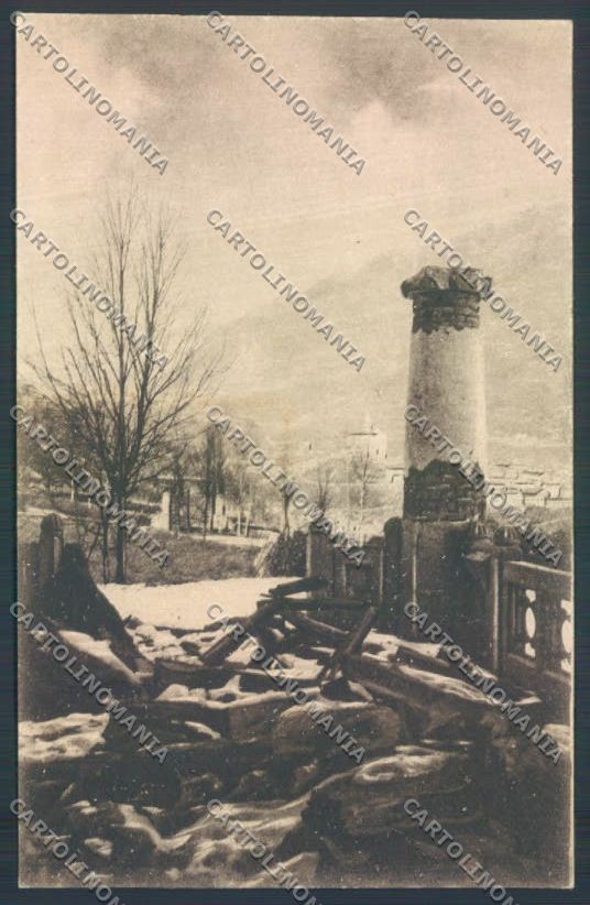 Vicenza Arsiero Reparto Fotografico Comando Supremo Rovine cartolina ZB8194 – fronte
