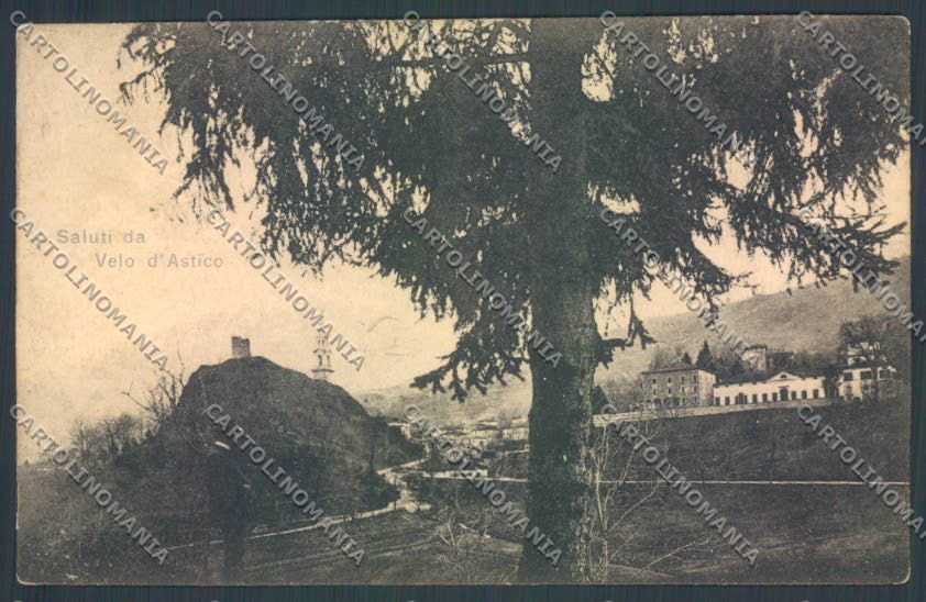 Vicenza Velo d'Astico PIEGATA cartolina ZB8208 – fronte
