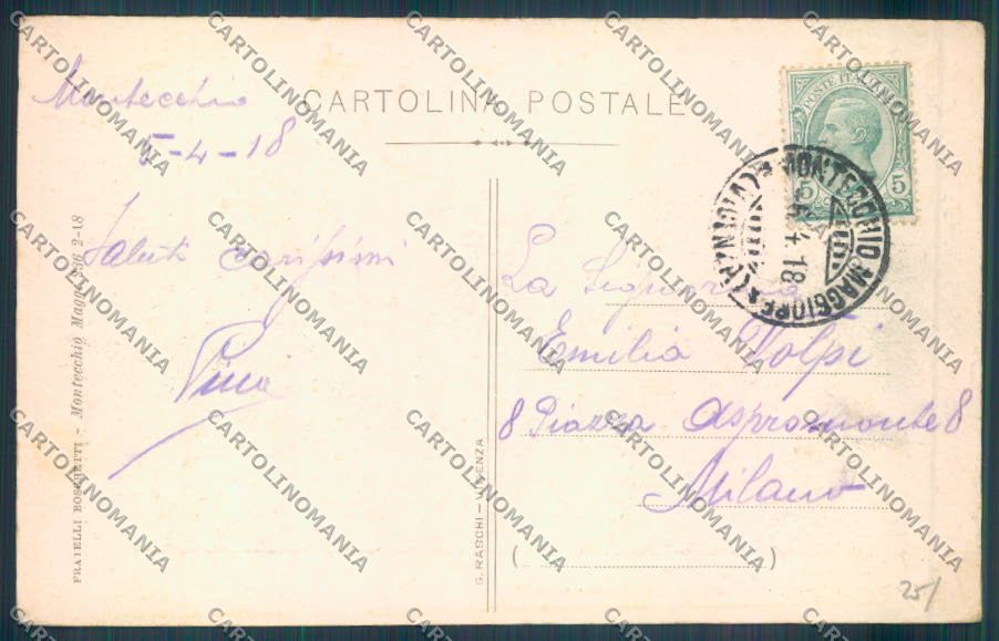 Vicenza Montecchio Maggiore cartolina ZB8240 – retro